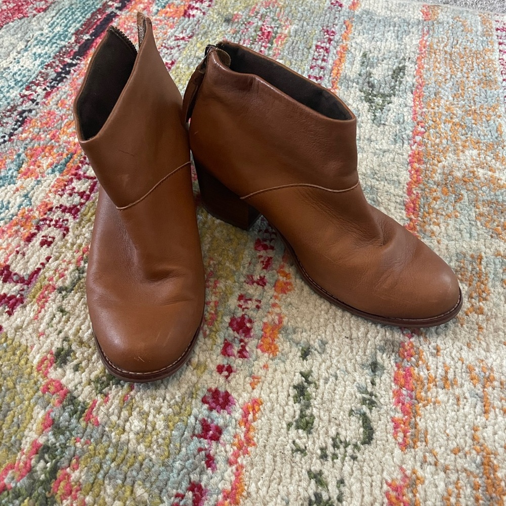 Tom’s Brown Ankle Booties